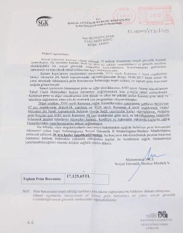 Sgk&rsquo;nın Yanlış Tebliği Vatandaşı İsyan Ettirdi 1