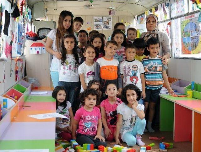 Trabzon&rsquo;da &lsquo;oyun Otob&uuml;s&uuml;&rsquo; &Ccedil;ocukların Ayağına Gidiyor 1