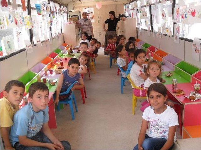 Trabzon&rsquo;da &lsquo;oyun Otob&uuml;s&uuml;&rsquo; &Ccedil;ocukların Ayağına Gidiyor 2