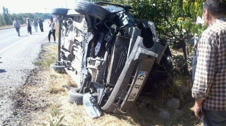 Beyşehir'de Kaza 3 Yaralı