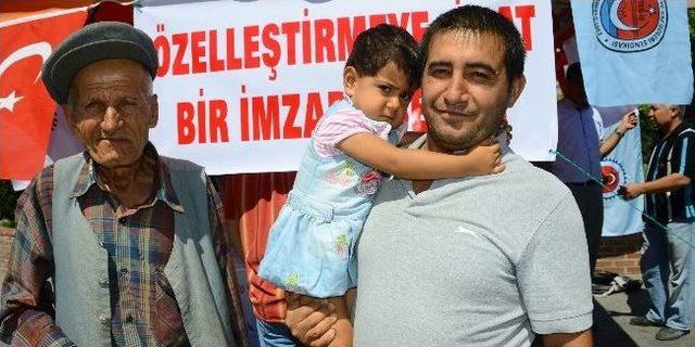 Yatağan da Özelleştiremeye Karşı İmza Kampanyası Başlatıldı 1