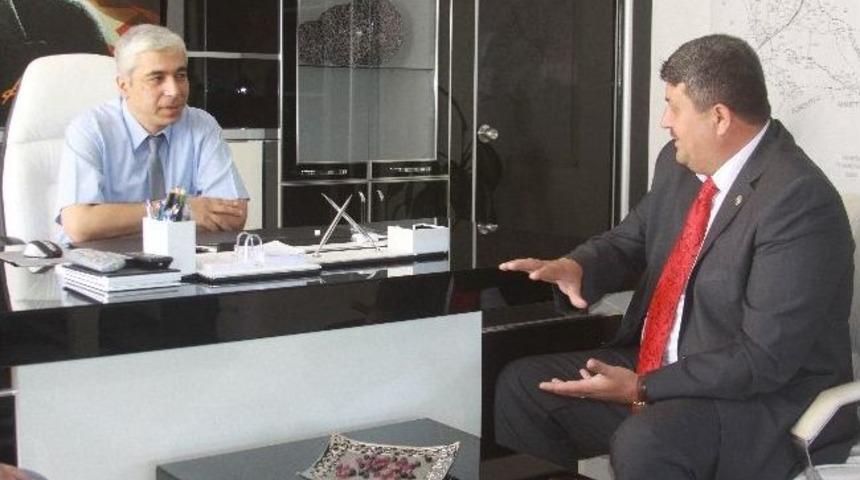 Ziraat Odası&rsquo;ndan Kaymakam Kanyılmaz&rsquo;a Ziyaret