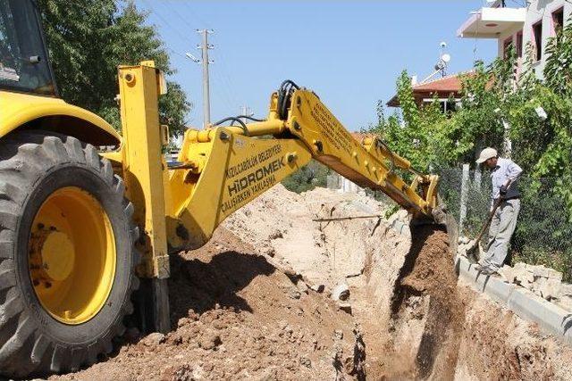 Kızılcabölük’te Dere Islahı Çalışması Tamamlandı