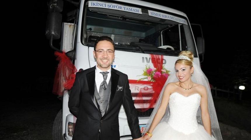 Kamyonunu Gelin Arabası Yaptı