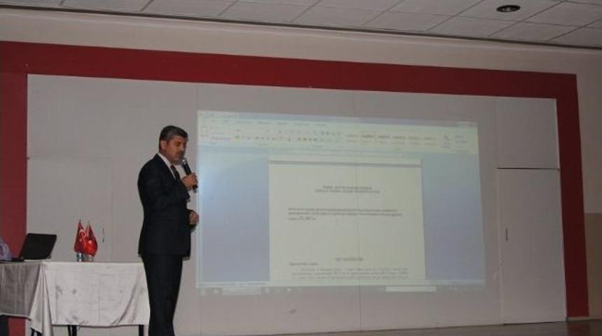 Kağızman Kaymakamı Duru, Okul M&uuml;d&uuml;rleri İle Bir Araya Geldi