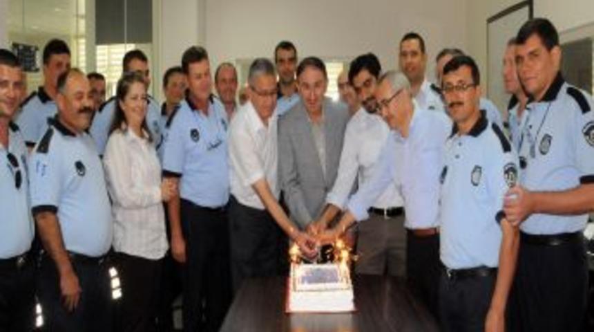 Mustafakemalpaşa Belediyesi Zabıta M&uuml;d&uuml;rl&uuml;ğ&uuml;'nde Kutlama