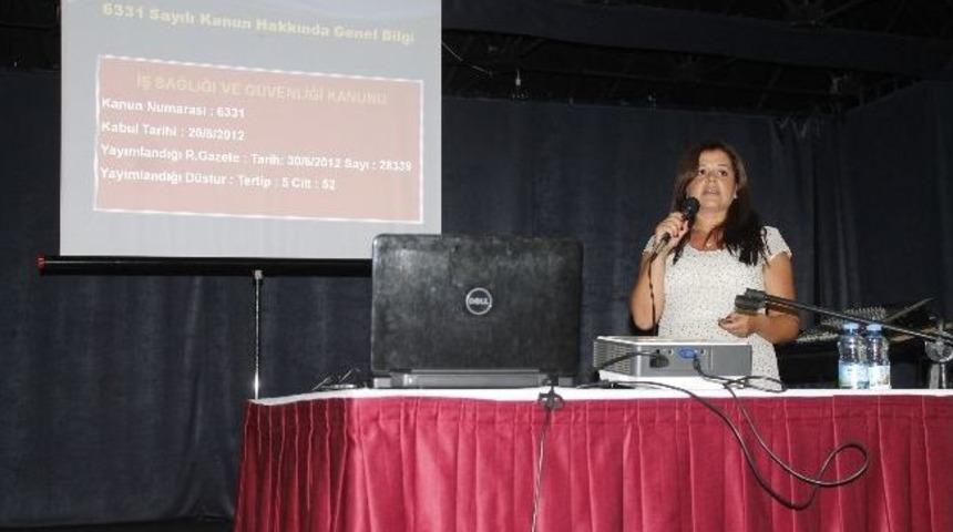 Sel&ccedil;uk'ta Esnafa İşg&uuml;venliği Dersi