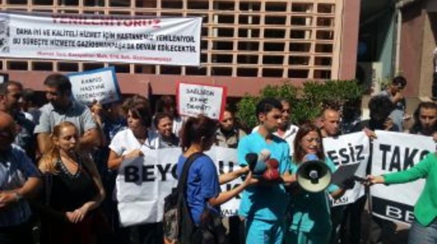 Taksim İlkyardım'ın Taşınma Kararına &Ccedil;alışanlardan Tepki