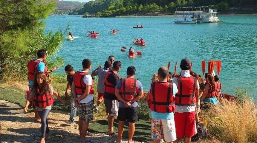 Baraj G&ouml;l&uuml;nde Kano Heyecanı