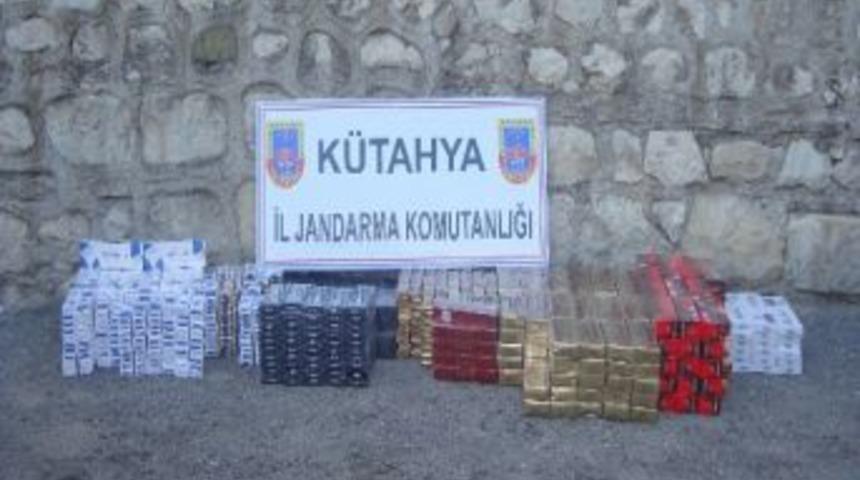 K&uuml;tahya&rsquo;da Ka&ccedil;ak Sigara Operasyonu