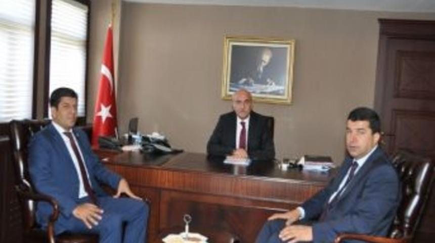 Cizre Tso Başkanı S&uuml;leyman &Ccedil;ağlı&rsquo;dan Vali Hasan İpek&rsquo;e Hayırlı Olsun Ziyareti