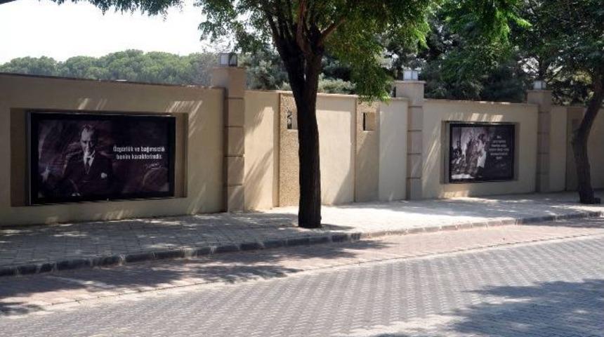 Ramiz Turan Stadyumu&rsquo;nun Duvarları Yenilendi