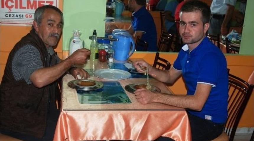 Hisarcık&rsquo;ta Fırında K&uuml;nefe Keyfi