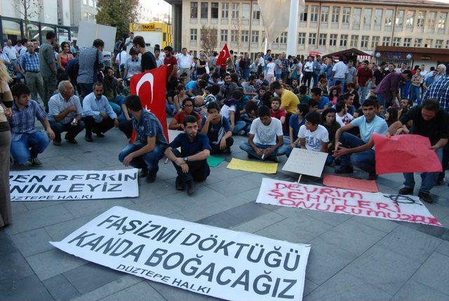 İzinsiz Gösteri Sırasında Hayatını Kaybeden Atakan’ı Andılar 1