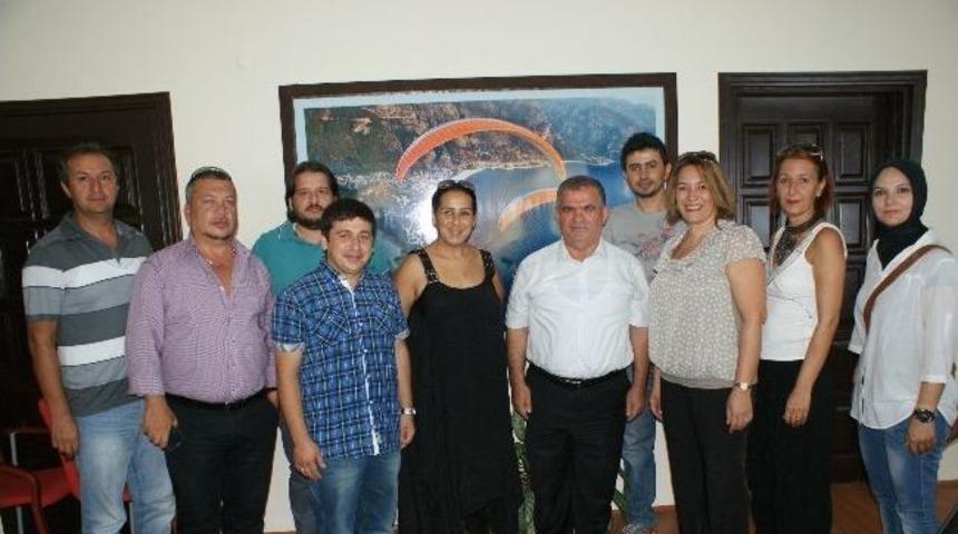 Fethiye Gazeteciler Platformu'ndan Kaymakam Çalık'a Ziyaret
