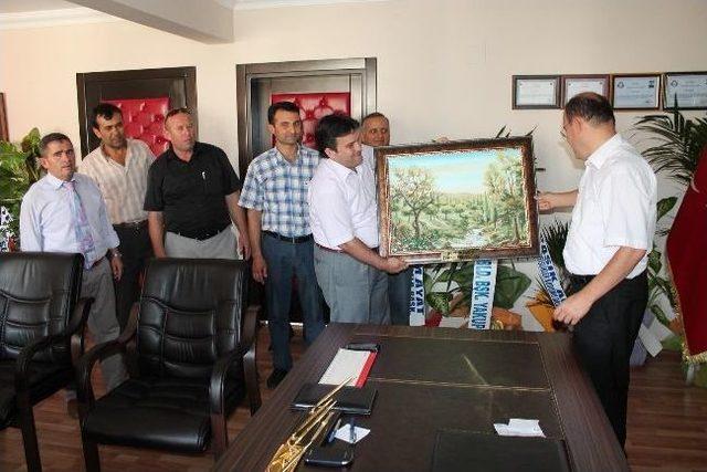 Esnaf Odası Kurucularından Kaymakam K&ouml;ken e Ziyaret 1