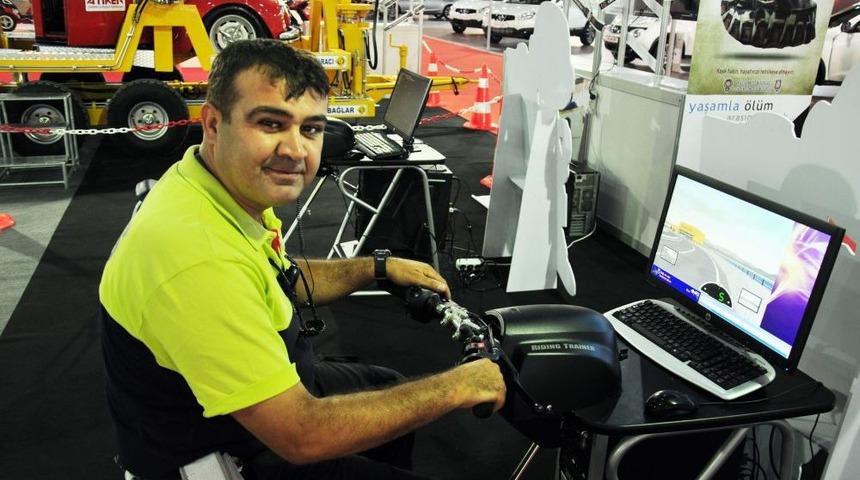 Motosiklet Kazalarının &Ouml;nlenmesi I&ccedil;in Sim&uuml;lasyon Cihazı Kullanılacak