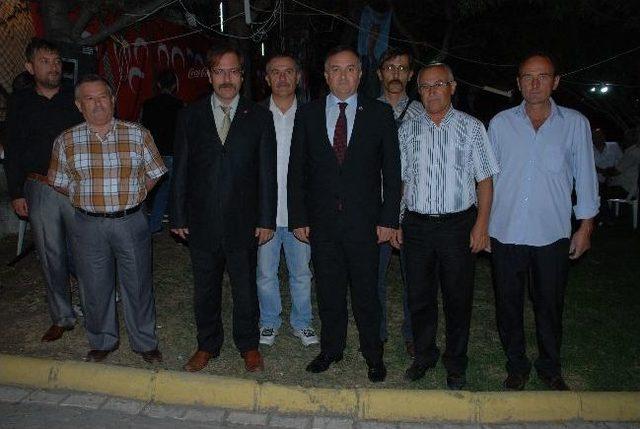 Manisalı Vekiller Soma da Partilerinin Stantlarını Ziyaret Etti 2