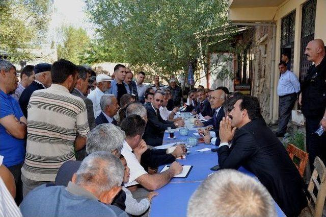 Vali Pek Tuzluca İl&ccedil;esinde İncelemelerde Bulundu 1