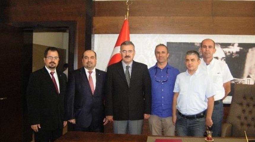 İnşaat M&uuml;hendislerinden Vali Ayyıldız&rsquo;a Ziyaret