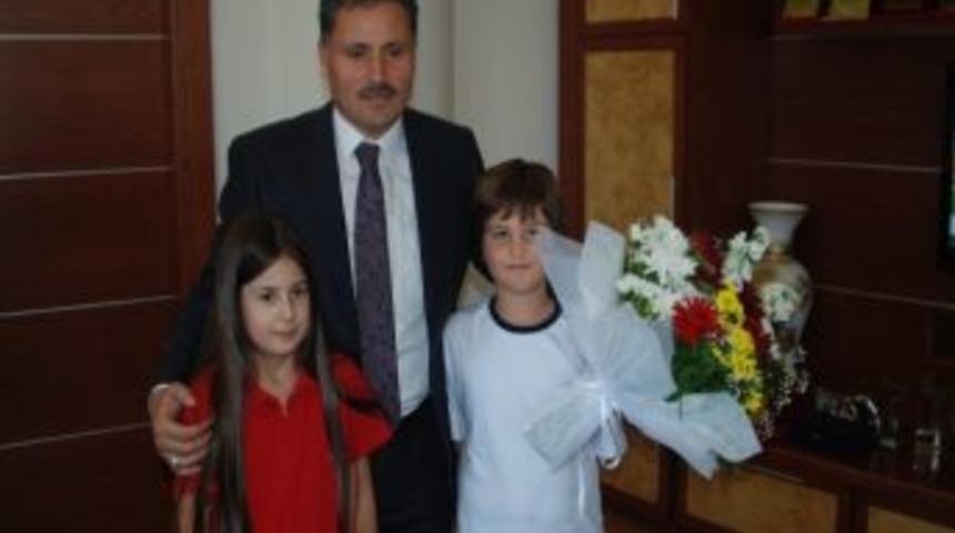 Başkan &Ccedil;akır&rsquo;a İlk&ouml;ğretim Haftası Ziyareti