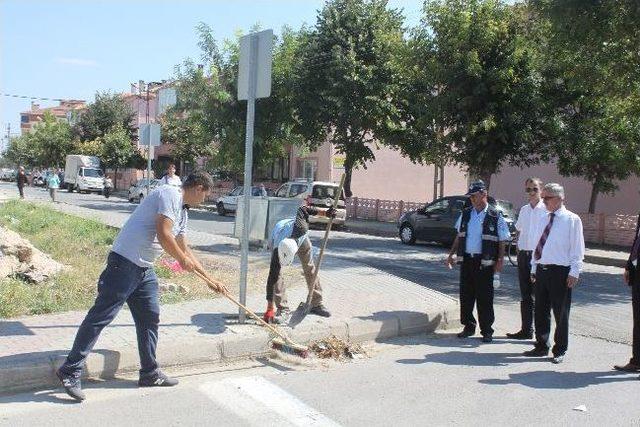 Başkan Çağlayan Çalışmaları Yerinde İnceledi