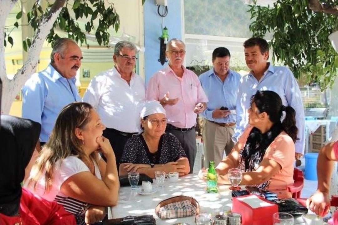 Marmaris'in Beş Oda Başkanı Esnafı Ziyaret Etti