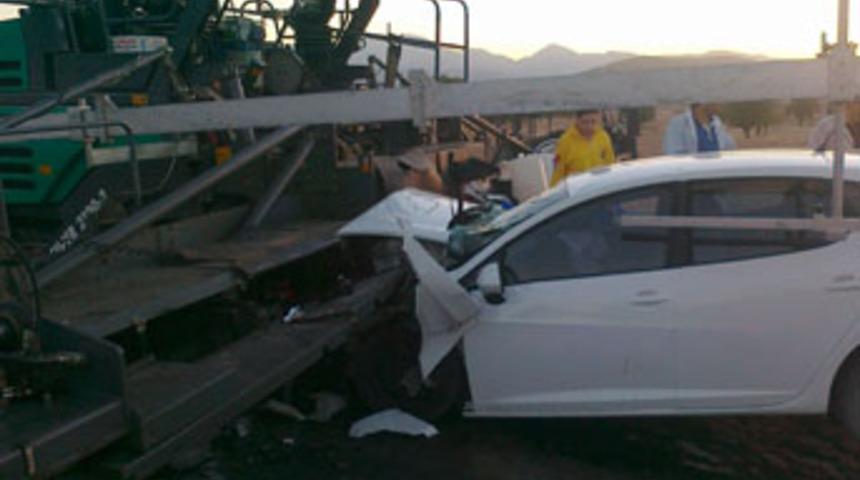 Isparta&rsquo;da kaza:2 &ouml;l&uuml;