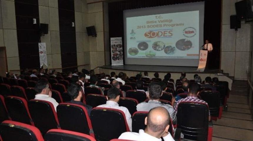 Bitlis'te Sodes Bilgilendirme Toplantısı