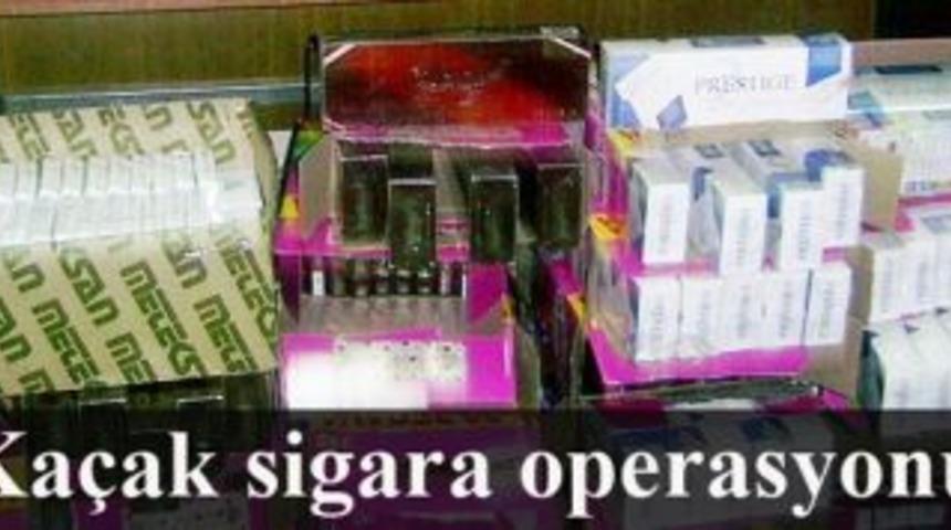Ara&ccedil;tan 4 bin paket ka&ccedil;ak sigara &ccedil;ıktı