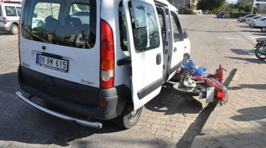 Nazilli&rsquo;de Trafik Kazası; 2 Yaralı