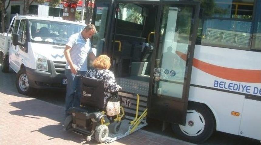 Burhaniye&rsquo;de Engellilere Ulaşım Kolaylığı