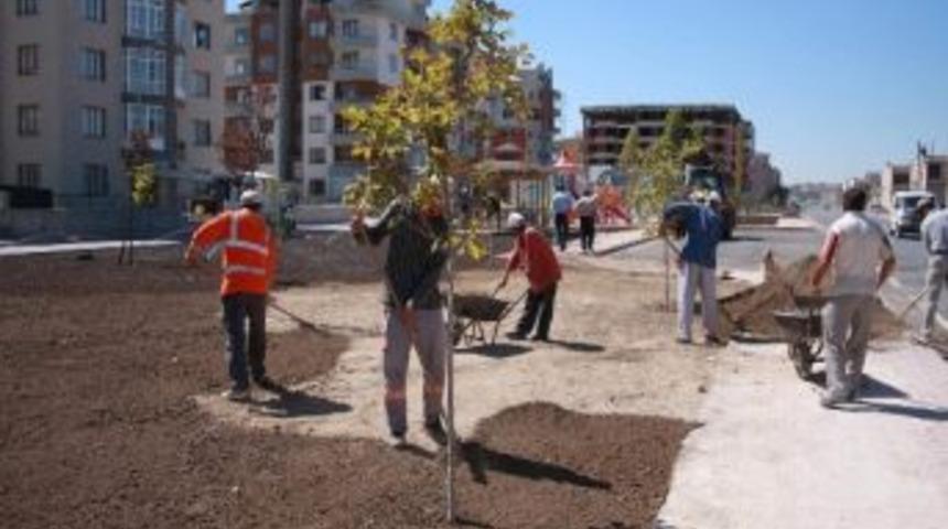 Karatay&rsquo;da Yeşil Alan &Ccedil;alışmaları Yoğunlaştı