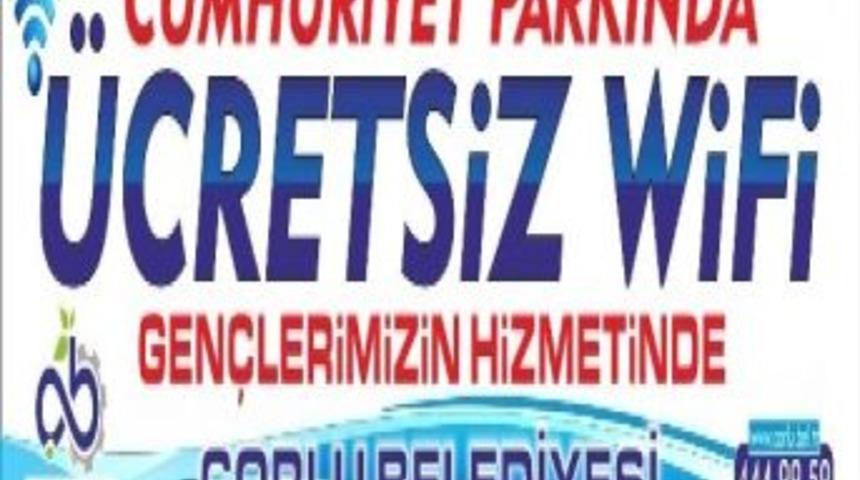 &Ccedil;orlu Belediyesi&rsquo;nden &Uuml;cretsiz İnternet