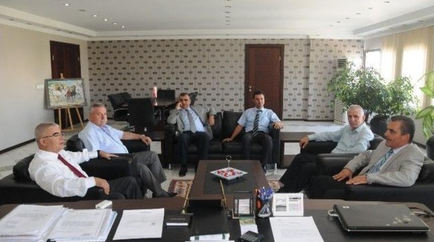 &Ccedil;orlu Yeni M&uuml;ft&uuml;s&uuml; Adem G&uuml;lmek&rsquo;ten Başkan Baysan&rsquo;a Ziyaret