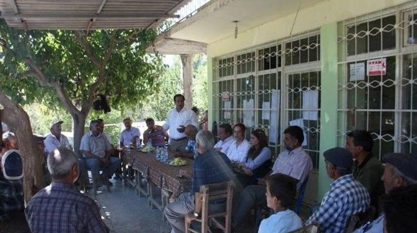 Milletvekili Uzun, Başkan Ortan Ve Partililerle K&ouml;yleri Gezdi