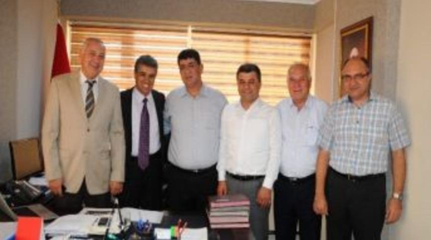 Aesob Y&ouml;netımınden Konyaaltı Kaymakamı Keklik&rsquo;e Zıyaret