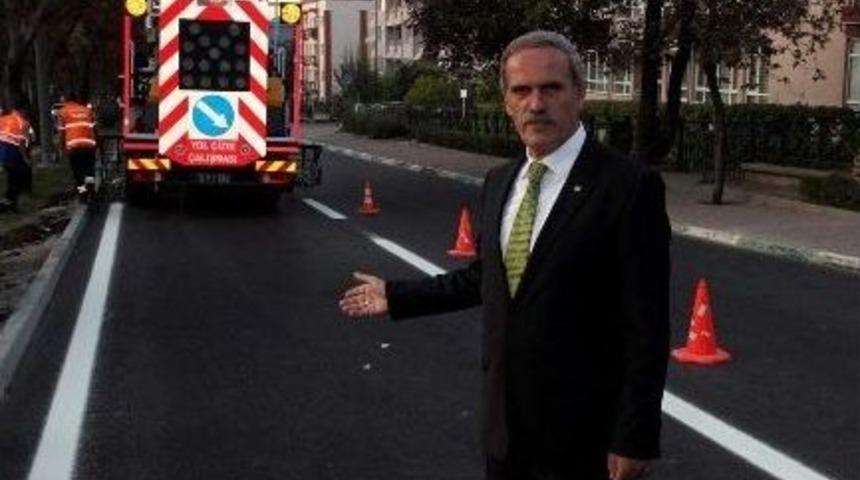 Bursa'da Caddelerin &Ccedil;izgi Kalitesi Artıyor