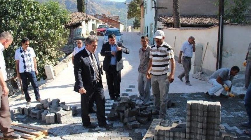 Başkan &Ouml;zdemir &Ccedil;alışmaları Yerinde İnceledi