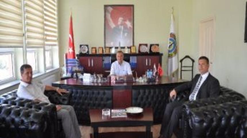 Malkara M.y.o M&uuml;d&uuml;r&uuml; Taşan&rsquo;dan Başkan Kaya&rsquo;ya Veda Ziyareti