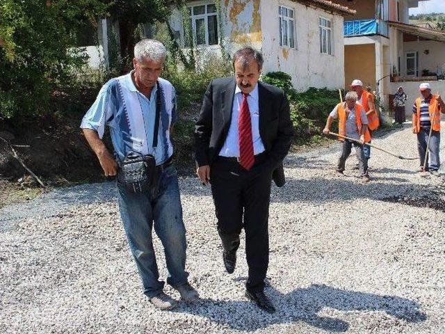 Tekkek&ouml;y&rsquo;de Asfalt &Ccedil;alışması 1