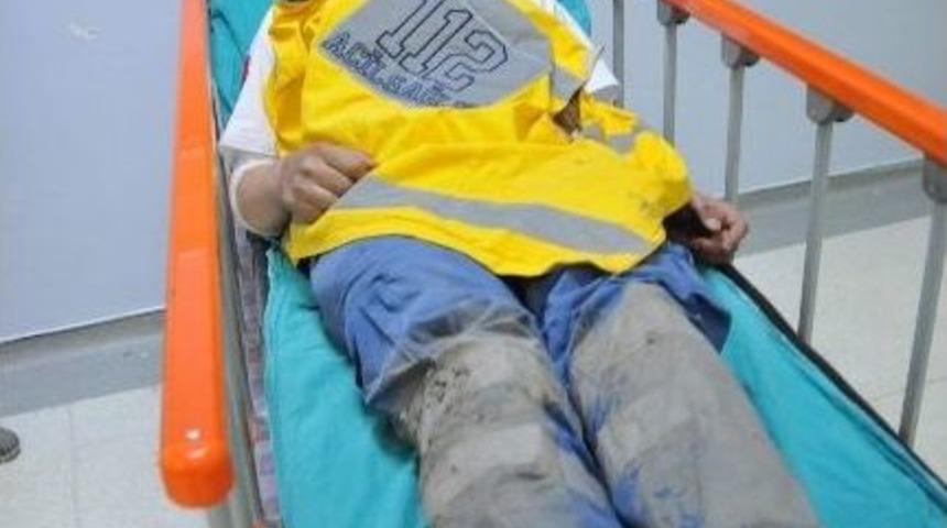 Sağlık personellerine levyeli saldırı