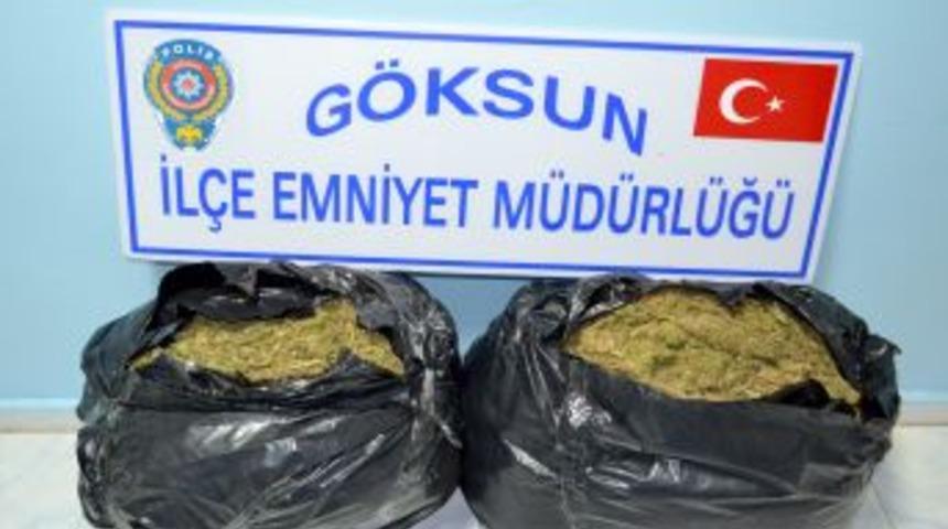 G&ouml;ksun'da 20 Kilo Esrar Ele Ge&ccedil;irildi