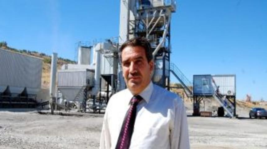 İl &Ouml;zel İdare Asfalt Plenti G&uuml;nl&uuml;k 750 Ton Sıcak Asfalt &Uuml;retiyor