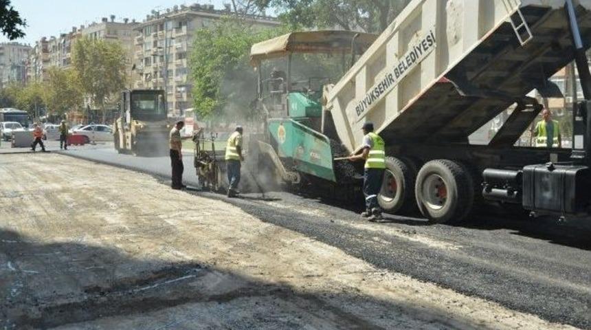 Barajyolu&rsquo;nun Asfalt Kaplamasına Başladı