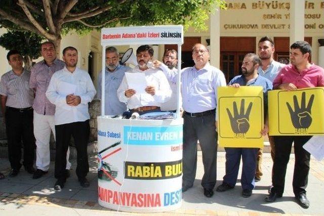 Adana Darbe Karşıtlarından “rabia Bulvarı” İçin 12 Bin İmza