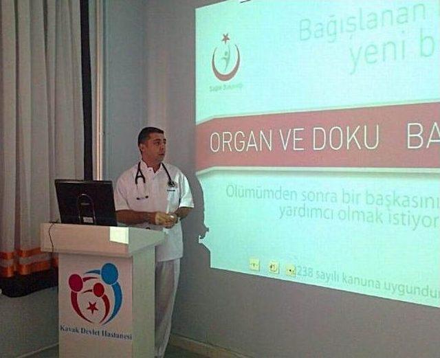 Sağlık İl Müdürlüğü'nden Organ Nakli Eğitimi