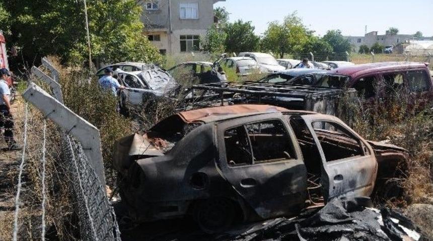 Hurda Ara&ccedil; Parkında Yangın