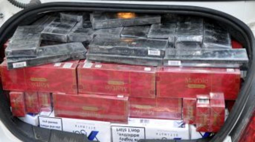 Kırıkkale'de 8 Bin Paket Ka&ccedil;ak Sigara Ele Ge&ccedil;irildi