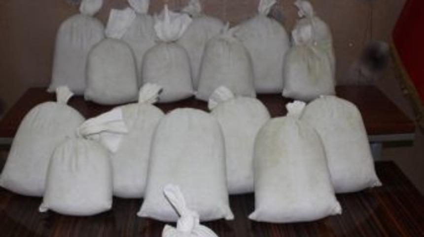 Mardin'de 45 Kilogram Esrar Ele Ge&ccedil;irildi